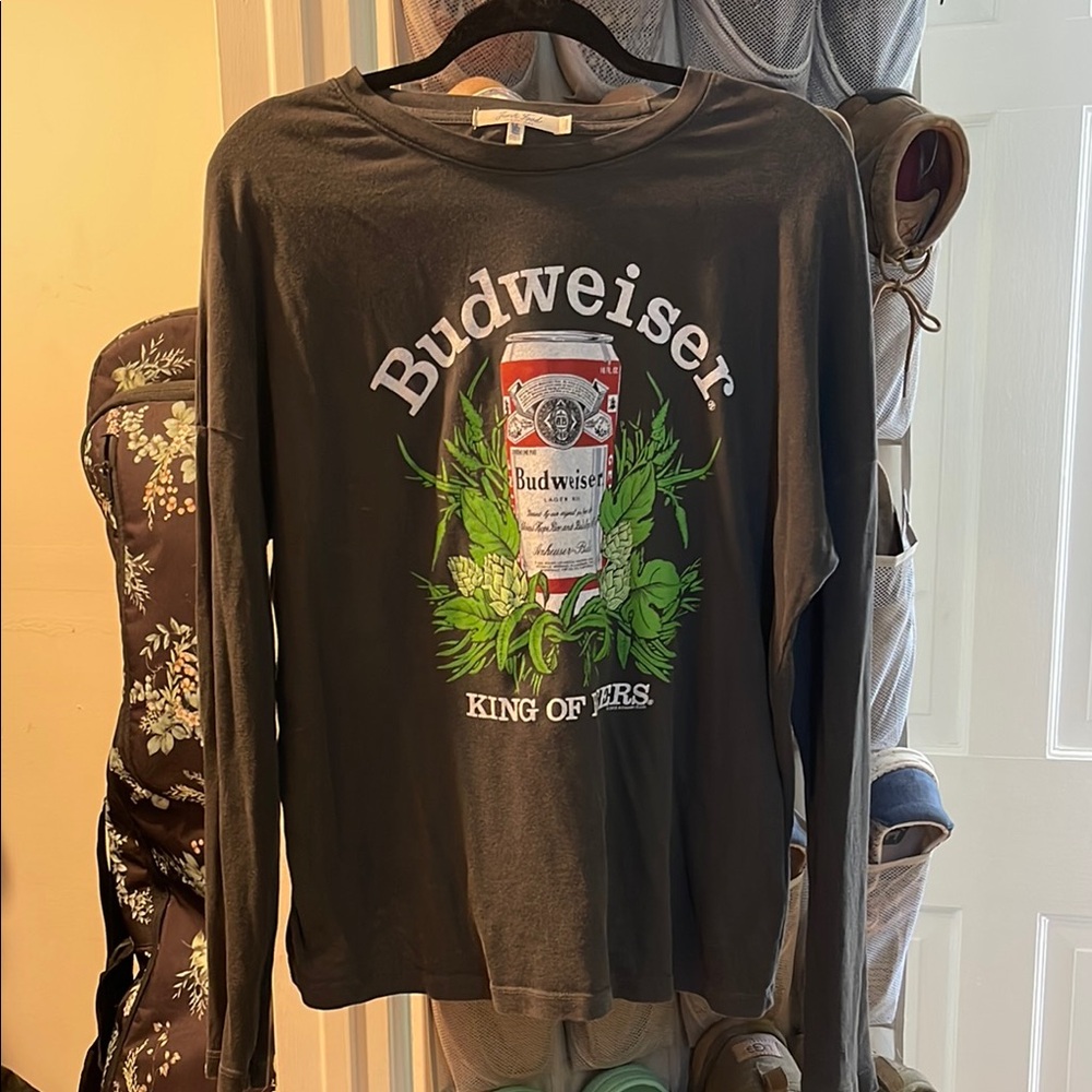 BUDWEISER junk food Long Sleeve Tee